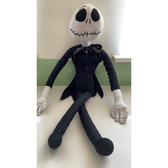 Disney Tim Burton's Nightmare Before Christmas 28" Plush Jack Skellington - Picture 1 of 6